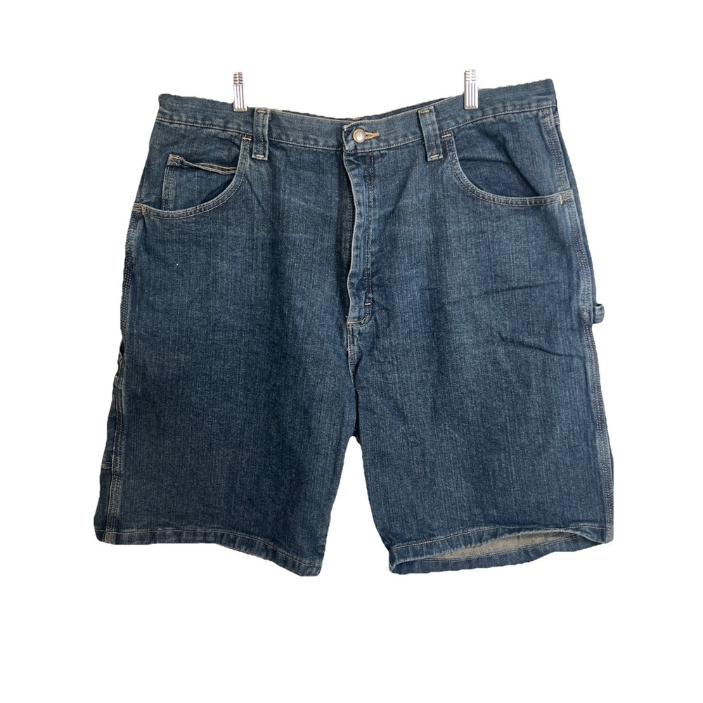 Wrangler Carpenter Jean Shorts Mens Size‎ 40 Blue Denim 100% Cotton